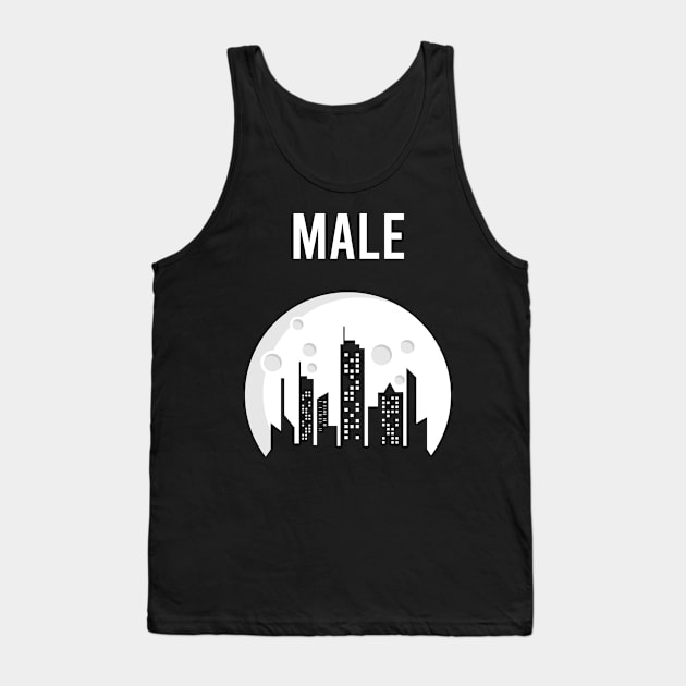 Male Tank Top by symptomovertake